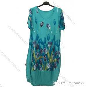 Ärmelloses Sommerkleid für Damen (UNI SL) ITALIAN FASHION IMK201505107