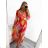 Sommerkleid Carmen aus Musselin für Damen (Einheitsgröße S/M) ITALIAN FASHION IMWE231506 S/M Farbe auf dem Modell
