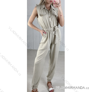 Ärmelloser langer Overall für Damen (Einheitsgröße S/M) ITALIAN FASHION IMPBB23K9317