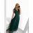 Langes Party-Elegantes Sommerkleid für Damen (Einheitsgröße S/M) ITALIAN FASHION IMPSH233584 Rosa S/M