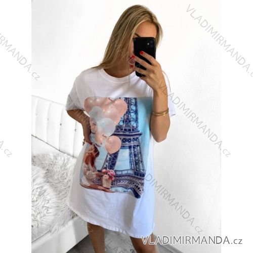 Lässiges, kurzes Sommerkleid für Damen (S/M/L Einheitsgröße) ITALIAN FASHION IM923EIFFEL