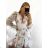 Sommerkleid Carmen aus Musselin für Damen (Einheitsgröße S/M) ITALIAN FASHION IMWE231506 S/M weiß