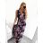 Šaty dlouhé letní na ramínka dámské (S/M/L/XL/2XL ONE SIZE) ITALSKÁ MÓDA IMD22477 S/M schwarz