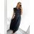 Kleid mit 3/4 Ärmeltasche für Damen (uni sl) ITALIAN Fashion IMWD20529 S/M béžová