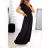 Langes Sommerkleid mit kurzen Ärmeln für Damen (Einheitsgröße S/M) ITALIAN FASHION IM323111