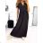 Langes Sommerkleid mit kurzen Ärmeln für Damen (Einheitsgröße S/M) ITALIAN FASHION IM323111
