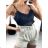 Damen-Träger-Crop-Top (Einheitsgröße S/M) ITALIAN FASHION IMWK231202