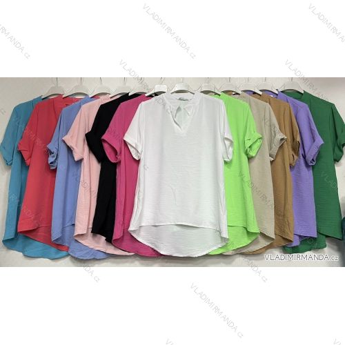 Tunika oversize dlouhý rukáv dámská (S/M ONE SIZE) ITALSKÁ MÓDA IMWGB23966
