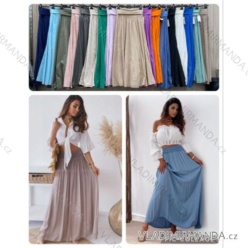 Sommerkleid Carmen aus Musselin für Damen (Einheitsgröße S/M) ITALIAN FASHION IMWE231506