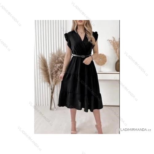 Kurzärmliges Sommerkleid für Damen (S / M ONE SIZE) ITALIAN FASHION IMWB22017