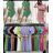 Kurzärmliges Sommerkleid für Damen (S / M ONE SIZE) ITALIAN FASHION IMWB22017