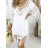 Kurzärmliges Sommerkleid für Damen (S / M ONE SIZE) ITALIAN FASHION IMWB22017