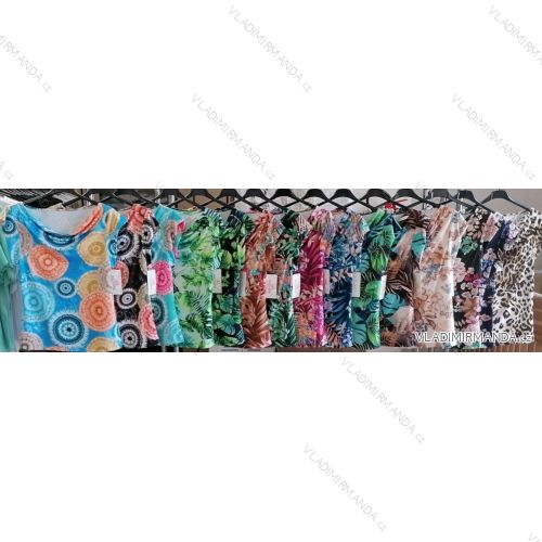 Kleid mit 3/4 Ärmeltasche für Damen (uni sl) ITALIAN Fashion IM3181746