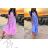 Sommerkleid Carmen aus Musselin für Damen (Einheitsgröße S/M) ITALIAN FASHION IMWE231506