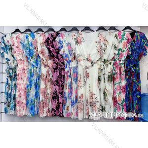 Sommerkleid Carmen aus Musselin für Damen (Einheitsgröße S/M) ITALIAN FASHION IMWE231506