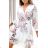 Sommerkleid Carmen aus Musselin für Damen (Einheitsgröße S/M) ITALIAN FASHION IMWE231506