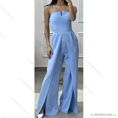 Langer, eleganter trägerloser Overall für Damen (Einheitsgröße S/M) ITALIAN FASHION IMPBB23D035tuta