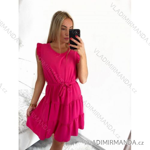 Kurzes, ärmelloses Icecool-Sommerkleid für Damen (S/M EINHEITSGRÖSSE) ITALIAN FASHION IMM23177