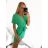 Kurzer Sommer-Kurzarm-Overall für Damen (S/M ONE SIZE) ITALIAN FASHION IMM23M13226/DU S/M beige