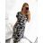 Kurzärmliges Sommerkleid für Damen (Einheitsgröße S/M) ITALIAN FASHION IMM23M20814