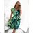 Kurzärmliges Sommerkleid für Damen (Einheitsgröße S/M) ITALIAN FASHION IMM23M20814