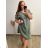 Sommerkleid Carmen aus Musselin für Damen (Einheitsgröße S/M) ITALIAN FASHION IMWE231506