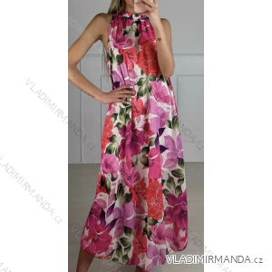 Langes, elegantes ärmelloses Damenkleid (S/M EINHEITSGRÖSSE) ITALIAN FASHION IMPBB23U71871