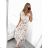 Sommerkleid Carmen aus Musselin für Damen (Einheitsgröße S/M) ITALIAN FASHION IMWE231506