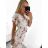 Sommerkleid Carmen aus Musselin für Damen (Einheitsgröße S/M) ITALIAN FASHION IMWE231506