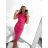 Kurzärmliges Sommerkleid für Damen (Einheitsgröße S/M) ITALIAN FASHION IMM23M20814 S/M schwarz