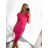 Kurzärmliges Sommerkleid für Damen (Einheitsgröße S/M) ITALIAN FASHION IMM23M20814 S/M schwarz