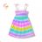 Kurzarmkleid mit Pailletten Kinder Teen Girls (116-146) KUGO BS3279
