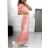 Damen-Sommerkleid Icecool mit Ärmeln (S/M, L/XL) AINUOSI ITALIAN FASHION IMB2325687