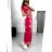 Damen-Sommerkleid Icecool mit Ärmeln (S/M, L/XL) AINUOSI ITALIAN FASHION IMB2325687