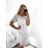 Damen-Sommerkleid aus Spitze mit kurzen Ärmeln (Einheitsgröße S/M/L) ITALIAN FASHION IMBM23054