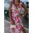 Langes Sommerkleid für Damen (S/M ONE SIZE) ITALIAN FASHION IMWG222482