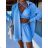 Set aus Sommerhemd, Top und Shorts für Damen (Einheitsgröße S/M) ITALIAN FASHION IMWGB232313