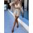 Set aus Sommerhemd, Top und Shorts für Damen (Einheitsgröße S/M) ITALIAN FASHION IMWGB232313