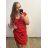 Šaty oversize krátký rukáv dámské nadrozměr (4XL/5XL ONE SIZE) ITALSKÁ MÓDA IM422026