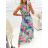 Langes, elegantes, ärmelloses Damenkleid (Einheitsgröße S/M) ITALIAN FASHION IMWGB232315