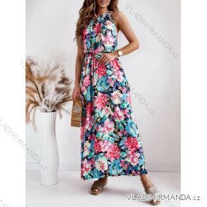 Langes, elegantes, ärmelloses Damenkleid (Einheitsgröße S/M) ITALIAN FASHION IMWGB232315