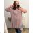 Elegantes Hemd Langarm Damen Kleid (S / M ONE SIZE) ITALIAN FASHION IMWY21734