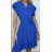 Damen-Sommerkleid mit kurzen Ärmeln (S/M EINHEITSGRÖSSE) ITALIAN FASHION IMPBB23S3043