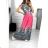 Langes, elegantes, ärmelloses Icecool-Kleid für Damen (M/L, XL/XXL) AINUOSI ITALIAN FASHION IMB237719