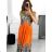 Langes, elegantes, ärmelloses Icecool-Kleid für Damen (M/L, XL/XXL) AINUOSI ITALIAN FASHION IMB237719