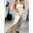 Langer, eleganter, ärmelloser Overall für Damen (Einheitsgröße S/M) ITALIAN FASHION IMPGM23148