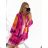 Sommer-Oversize-Hemdkleid mit langen Ärmeln für Damen in Übergröße (S/M/L/XL/2XL Einheitsgröße) ITALIAN FASHION IM8239802