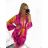 Sommer-Oversize-Hemdkleid mit langen Ärmeln für Damen in Übergröße (S/M/L/XL/2XL Einheitsgröße) ITALIAN FASHION IM8239802