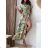 Carmen Sommer Sommer Schulterkleid (UNI S / M) ITALIENISCHE MODE IMM20628 S/M grün