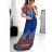 Langes, elegantes Icecool-Kleid für Damen mit Ärmeln (M/L, XL/2XL) AINUOSI ITALIAN FASHION IMB239502